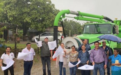 Coloca AEC primera piedra de un techo en la primaria de El Azulejo