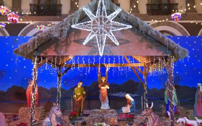 MONUMENTAL NACIMIENTO NAVIDEÑO EN PALACIO DE GOBIERNO YA SE ENCUENTRA ABIERTO AL PÚBLICO