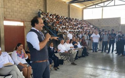 Entregan obras de infraestructura en escuela primaria de Ciudad Valles