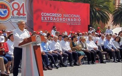 ASISTE JUAN MANUEL  CARRERAS A CONGRESO NACIONAL POR EL 84 ANIVERSARIO DE LA CTM