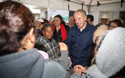 Juan Manuel Carreras Lopez Entrega Obras de Infraestructura Física Educativa, Ampliación de Vivienda y Pavimentaciones en Villa Juarez