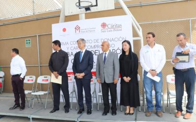 EL GOBIERNO DE JAPÓN FIRMA CONTRATO DE DONACIÓN Y CARTA COMPROMISO CON LA CASA DE LA CARIDAD HOGAR DEL MIGRANTE