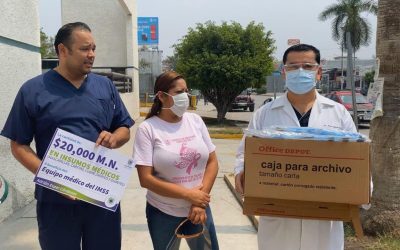 Dona AEC su sueldo a personal médico del IMSS e ISSSTE en Ciudad Valles