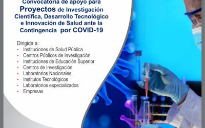 INVITA COPOCYT A PRESENTAR PROYECTOS DE INVESTIGACIÓN, DESARROLLO TECNOLÓGICO E INNOVACIÓN ANTE COVID19.