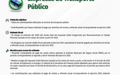 GOBIERNO DEL ESTADO OTORGA ESTÍMULOS FISCALES A LAS Y LOS CONCESIONARIOS DE TRANSPORTE PÚBLICO: DANIEL PEDROZA.