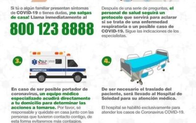 RECOMENDACIONES EN CASO DE SOSPECHA DE COVID-19