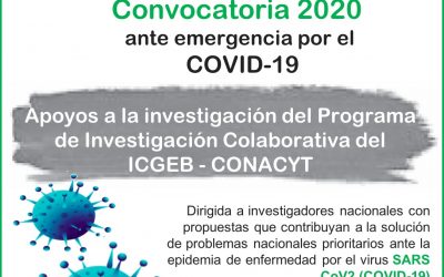 INVITA COPOCYT A PRESENTAR PROPUESTAS DE INVESTIGACIÓN PARA ATENDER COVID- 19.