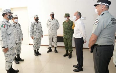 ASISTE JUAN MANUEL CARRERAS A TOMA DE PROTESTA DE COORDINADOR DE LA GUARDIA NACIONAL EN SLP.