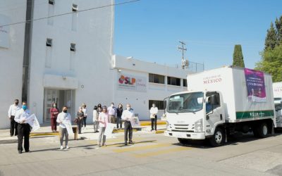 JUAN MANUEL CARRERAS Y LORENA VALLE DIERON BANDERAZO DE SALIDA A 49 MIL APOYOS ALIMENTARIOS PARA FAMILIAS DE LA ENTIDAD.