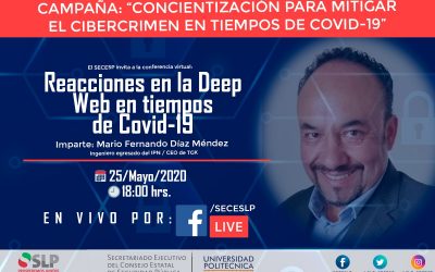 SECESP INVITA A CONFERENCIA VIRTUAL SOBRE LA “DEEP WEB” Y SUS REACCIONES EN TIEMPOS DE COVID-19.