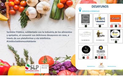 OM INVITA A PERSONAL DE GOBIERNO DEL ESTADO A CONSUMIR PRODUCTOS LOCALES DESDE CASA.