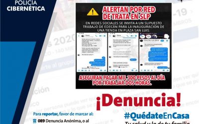 ADVIERTE SSPE SOBRE DELITOS DISFRAZADOS EN REDES COMO OFERTAS DE EMPLEO.