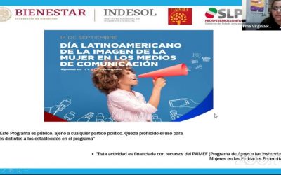 IMES OFRECIÓ PLÁTICA EN LÍNEA PARA RECORDAR “EL DÍA LATINOAMERICANO DE LA IMAGEN DE LA MUJER EN LOS MEDIOS DE COMUNICACIÓN”