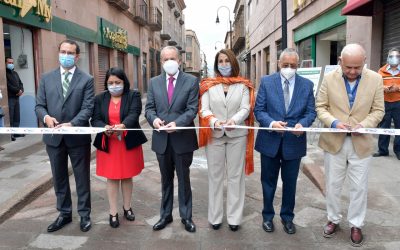 JUAN MANUEL CARRERAS INAUGURA LA REHABILITACIÓN DE LA CALLE 5 DE MAYO