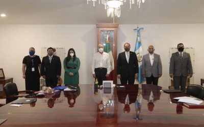 JUAN MANUEL CARRERAS DA BIENVENIDA A SLP A EMBAJADOR DE GUATEMALA.