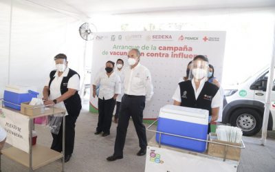 JUAN MANUEL CARRERAS ARRANCA CAMPAÑA DE VACUNACIÓN CONTRA LA INFLUENZA.