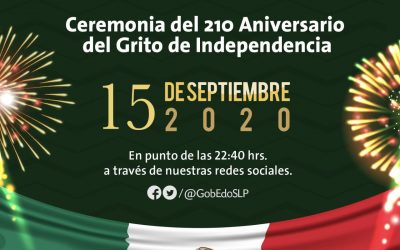 POR CONTINGENCIA SANITARIA LAS ACTIVIDADES CONMEMORATIVAS POR EL DÍA DE LA INDEPENDENCIA SE REALIZARÁN DE FORMA VIRTUAL.