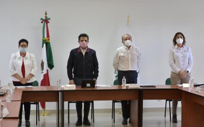 IMSS y Gobierno de San Luis Potosí refrendan colaboración ante emergencia sanitaria de COVID-19.