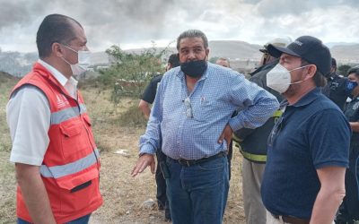 CORPORACIONES DE AUXILIO ATIENDEN INCENDIO EN EL AGUAJE.