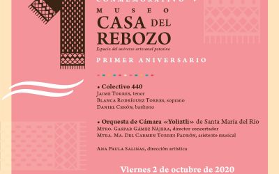 COLECTIVO 440 EN LOS FESTEJOS POR EL PRIMER ANIVERSARIO DEL MUSEO CASA DEL REBOZO.