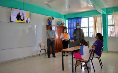 ACORDE A ORDENAMIENTO DEL JUZGADO, HABILITA SEGE ESPACIO CON TELEVISOR PARA ALUMNA EN PRIMARIA GRACIANO SÁNCHEZ.