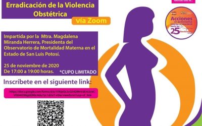 PRESENTA IMES CONFERENCIA SOBRE LOS AVANCES PARA LA ERRADICACIÓN DE LA VIOLENCIA OBSTÉTRICA.