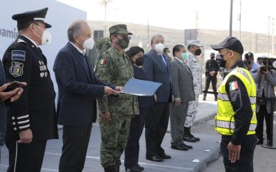 JUAN MANUEL CARRERAS ASISTE A CEREMONIA DE GRADUACIÓN DE 128 CADETES DE LA ACADEMIA DE SEGURIDAD PÚBLICA.