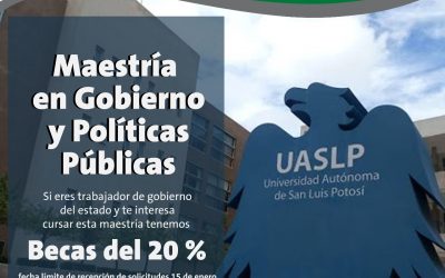 OM INVITA A LAS Y LOS SERVIDORES PÚBLICOS ESTATALES A CURSAR LA MAESTRÍA EN GOBIERNO Y POLÍTICAS PÚBLICAS.