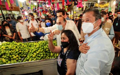 SE COMPROMETE OCTAVIO PEDROZA A RESCATAR MERCADOS TRADICIONALES