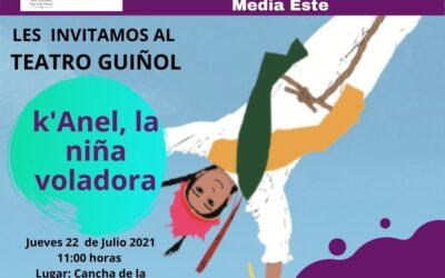 INVITAN A PRESENTACIÓN EN TEATRO GUIÑOL DE K´ANEL LA NIÑA VOLADORA