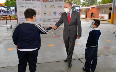 JM CARRERAS ASISTE AL ARRANQUE DEL CICLO ESCOLAR 2021-2022