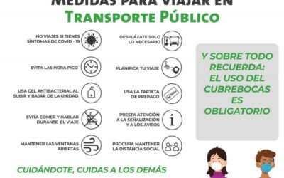 EXHORTA SCT A EXTREMAR MEDIDAS DE PREVENCIÓN CONTRA EL COVID-19 EN TRANSPORTE PÚBLICO