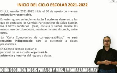 “REGRESO A CLASES PRESENCIALES SERÁ DE MANERA ORDENADA Y RESPONSABLE”: JRD