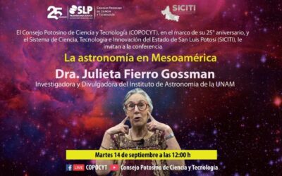 COPOCYT INVITA A LA CONFERENCIA VIRTUAL “LA ASTRONOMÍA EN MESOAMÉRICA”