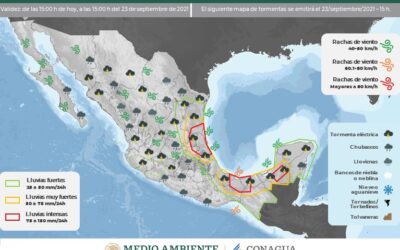 CIELO NUBLADO Y CHUBASCOS, EL PRONÓSTICO PARA SLP EN LAS PRÓXIMAS HORAS