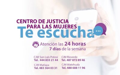 FORTALECE CENTRO DE JUSTICIA PARA MUJERES ATENCIÓN A POTOSINAS QUE SUFREN VIOLENCIA