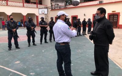 SECRETARÍA DE SEGURIDAD PÚBLICA Y EJÉRCITO SUPERVISAN POLICÍA MUNICIPAL DE RAYÓN