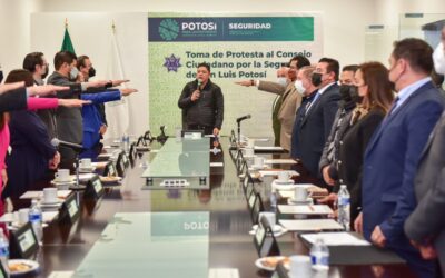 GOBERNADOR RICARDO GALLARDO Y EMPRESARIADO POTOSINO INSTALAN CONSEJO CIUDADANO POR LA SEGURIDAD DE SLP