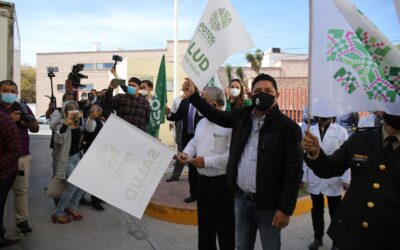 ENCABEZA RICARDO GALLARDO DONACIÓN DE EQUIPO MÉDICO A HOSPITALES POTOSINOS