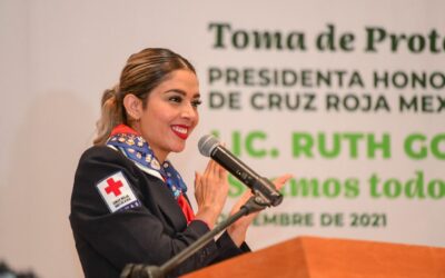 RUTH GONZÁLEZ SILVA ES NOMBRADA PRESIDENTA DEL CONSEJO DIRECTIVO DE CRUZ ROJA EN SLP