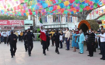 POR CAMBIO DE SEMÁFORO CANCELA AYUNTAMIENTO HONORES A LA BANDERA EN EL COBACH 24