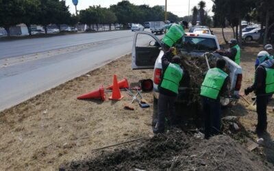 REFUERZA GOBIERNO ACCIONES DE LIMPIEZA EN VIALIDADES