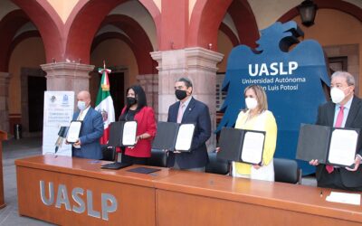 CONGRESO DEL ESTADO Y UASLP FIRMAN CONVENIO DE COLABORACIÓN INSTITUCIONAL