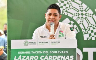 GOBERNADOR RICARDO GALLARDO ARRANCA REHABILITACIÓN DE BULEVAR EN CIUDAD VALLES