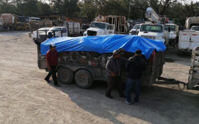 A PARTIR DE HOY UNIDADES RECOLECTORAS DE BASURA CONTARÁN CON LONAS