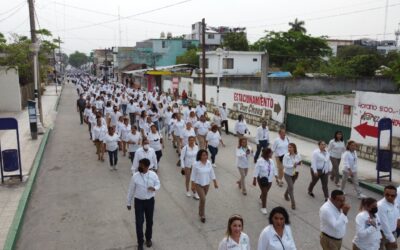 CON DESFILE CONMEMORAN CIX ANIVERSARIO DEL DÍA DEL TRABAJO