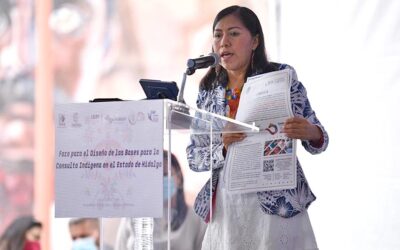 DIP. BERNARDA REYES PARTICIPÓ EN EL FORO PARA EL DISEÑO DE LAS BASES PARA LA CONSULTA INDÍGENA DEL ESTADO DE HIDALGO