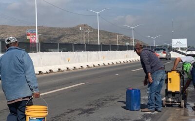 SEDUVOP ATIENDE VICIO OCULTO EN PUENTE LEÓN GARCÍA