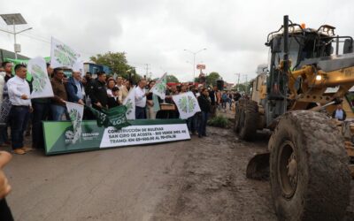 DÍA HISTÓRICO PARA SAN CIRO DE ACOSTA CON ARRANQUE DE CARRETERA