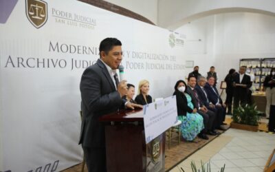 GOBERNADOR RICARDO GALLARDO INAUGURA MODERNIZACIÓN Y DIGITALIZACIÓN DEL ARCHIVO JUDICIAL DEL ESTADO